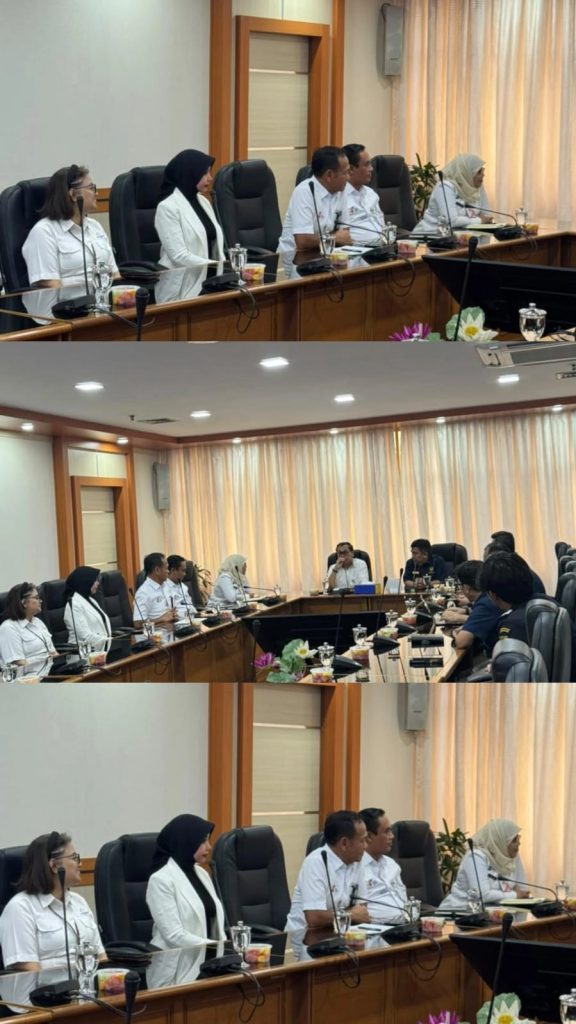 Direktur Utama dan Direktur Bisnis PT Jamkrida Jakarta (Perseroda) menghadiri agenda audie…