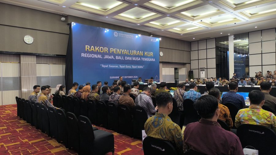 Direktur Bisnis dan Kadiv Penjaminan Bank menghadiri Rapat Koordinasi Penyaluran KUR Regio…