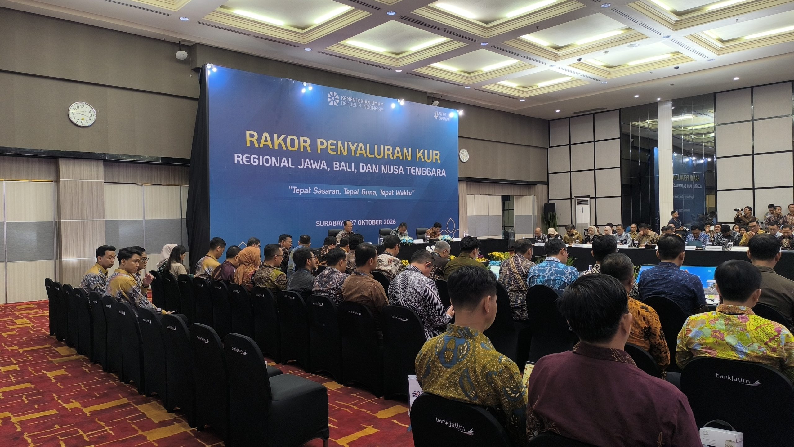 Direktur Bisnis dan Kadiv Penjaminan Bank menghadiri Rapat Koordinasi Penyaluran KUR Regional Jawa, Bali, dan Nusa Tengg…