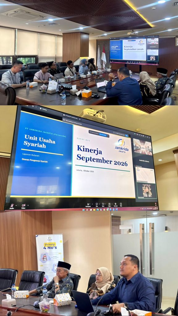Jamkrida Jakarta Gelar Rapat Evaluasi Kinerja Unit Usaha Syariah Periode September 2026